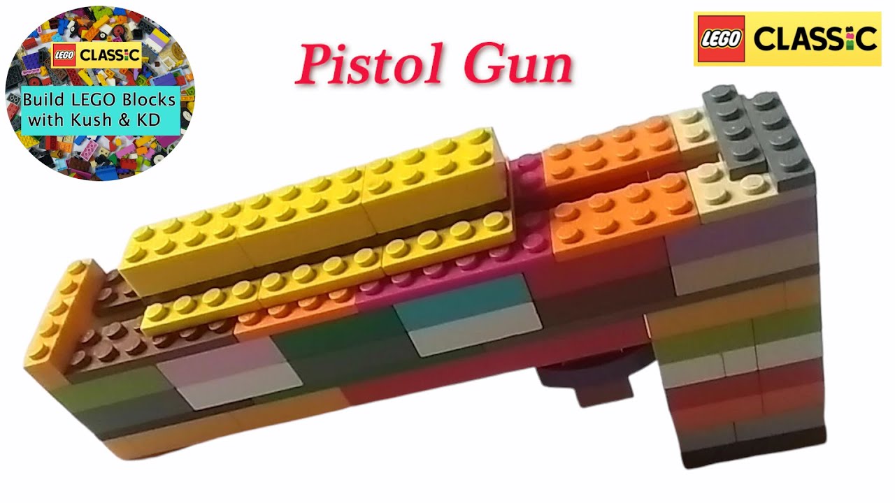 LEGO Pistol Gun with LEGO Classic 10715 || MOC || Building Instructions (LEGO Gun :-1)