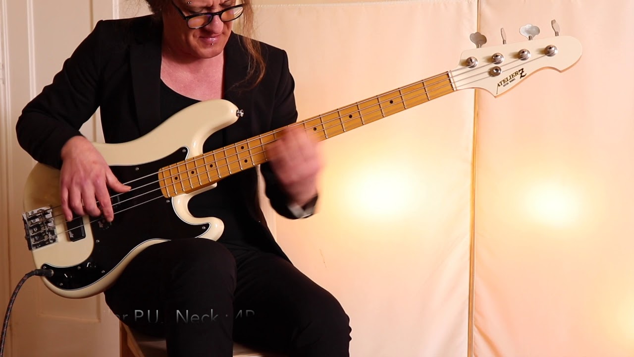 Atelier Z Custom P-Bass Live Demo - BassFreaks.net