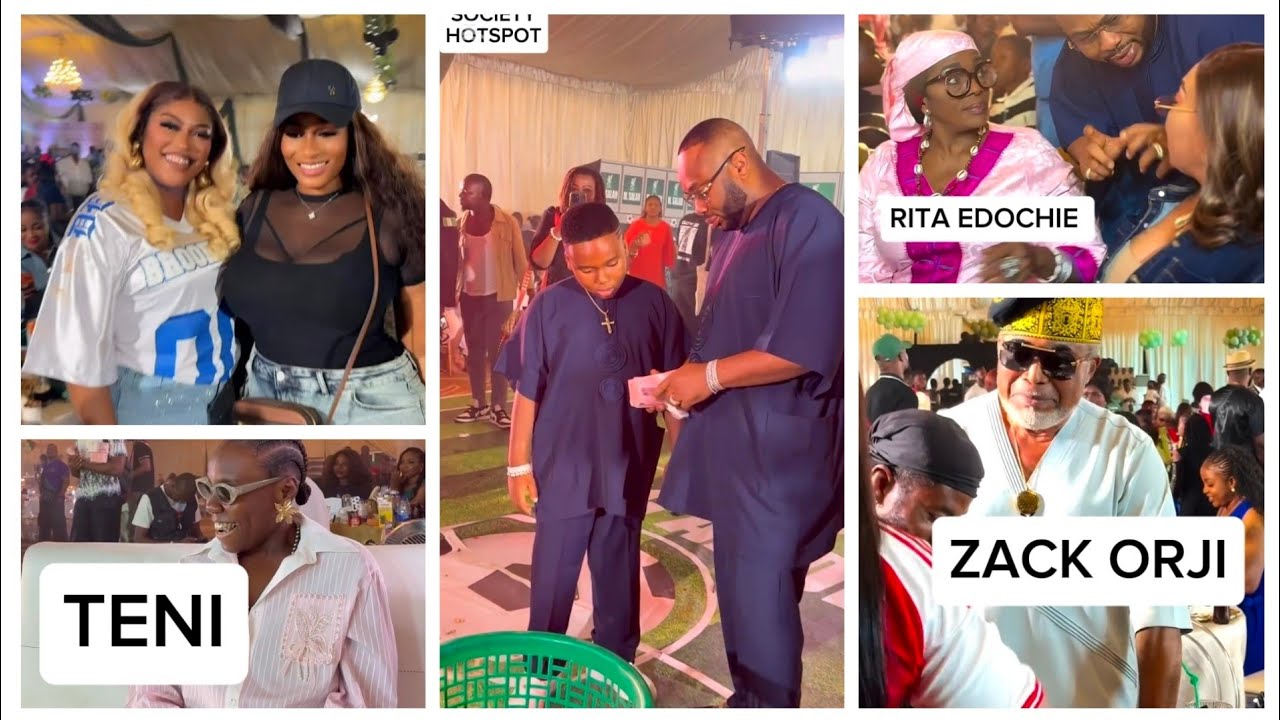 Tonto Dikeh & ex husband Churchill melt hearts at their son's 10th birthday