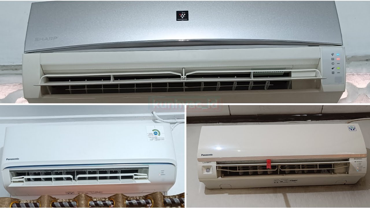 Air conditioners in my house (Panasonic & Sharp)