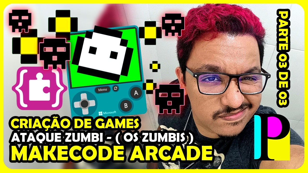 MakeCode Arcade - 03 de 03 - Ataque Zumbi - ( Surgimentos dos zumbis )