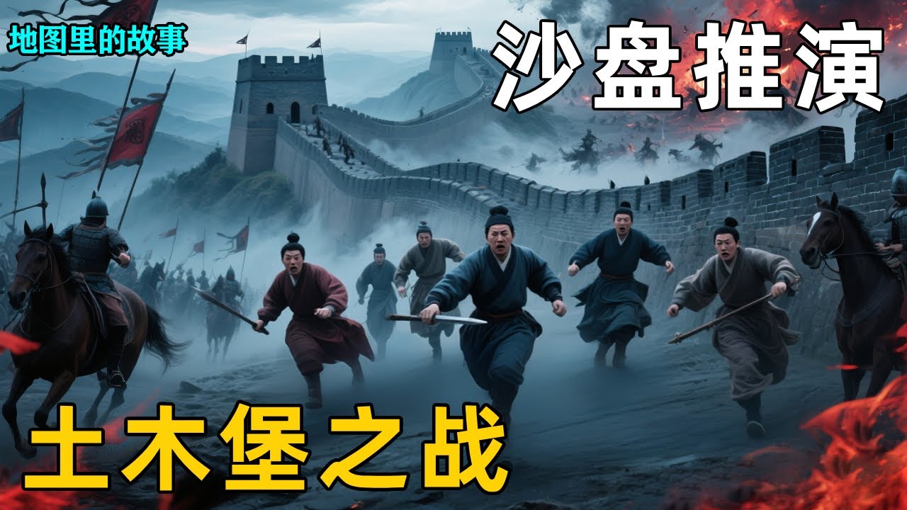 【土木堡之变】沙盘推演之《土木堡之战》，当之无愧是国史上最窝囊的战役！ #土木堡 #土木堡之变 #土木堡战役