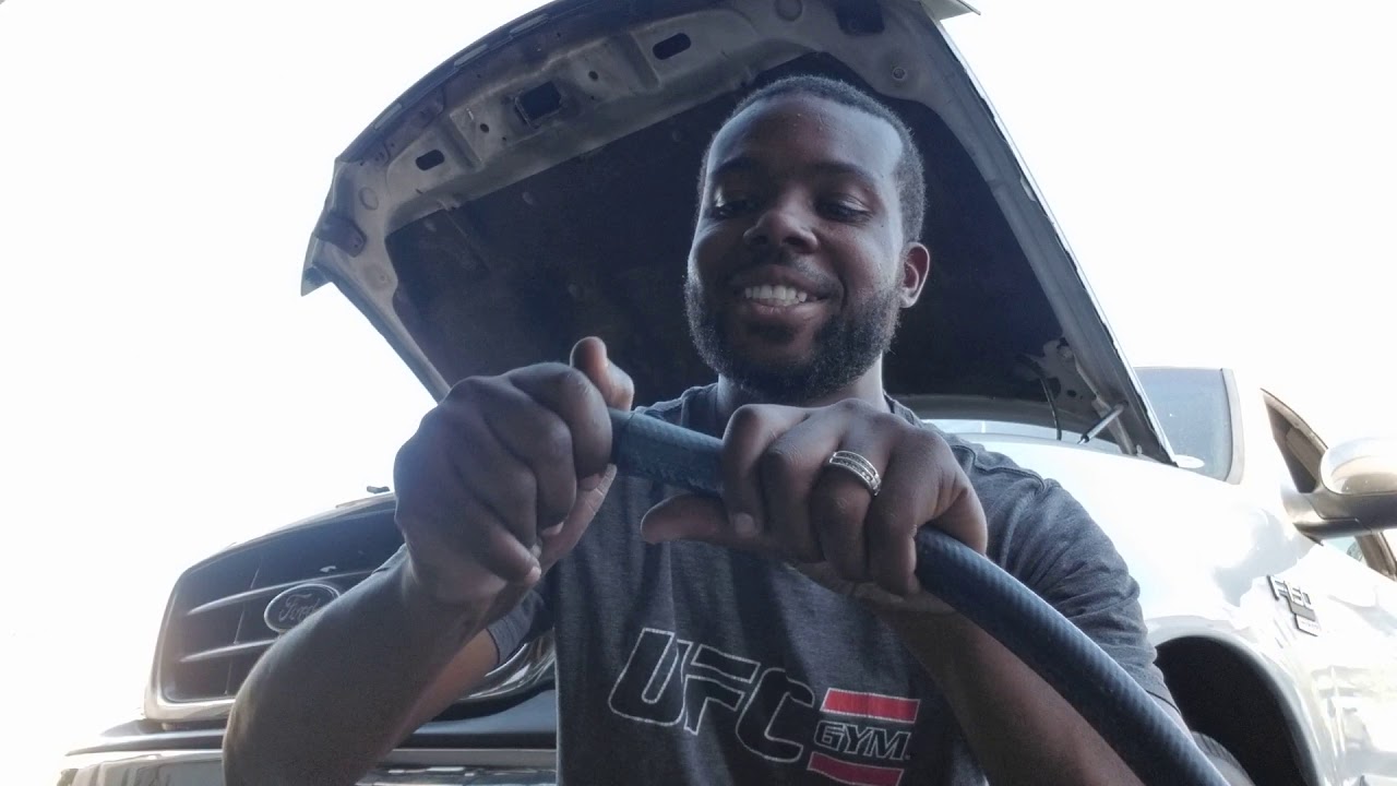 01 F150 5.4L Heater Core Hose Fix