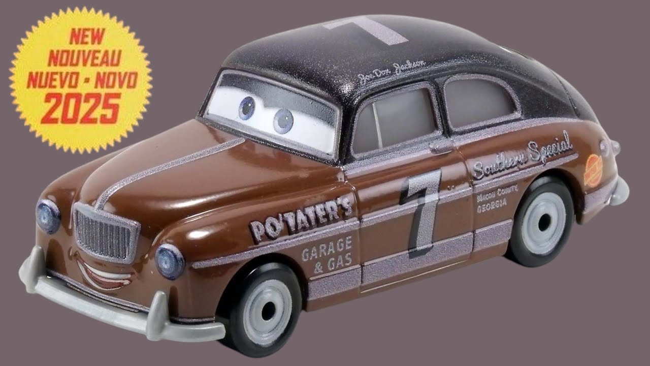 Mattel Disney Cars 3 Joe Don Jackson Retro Piston Cup Racer 2025