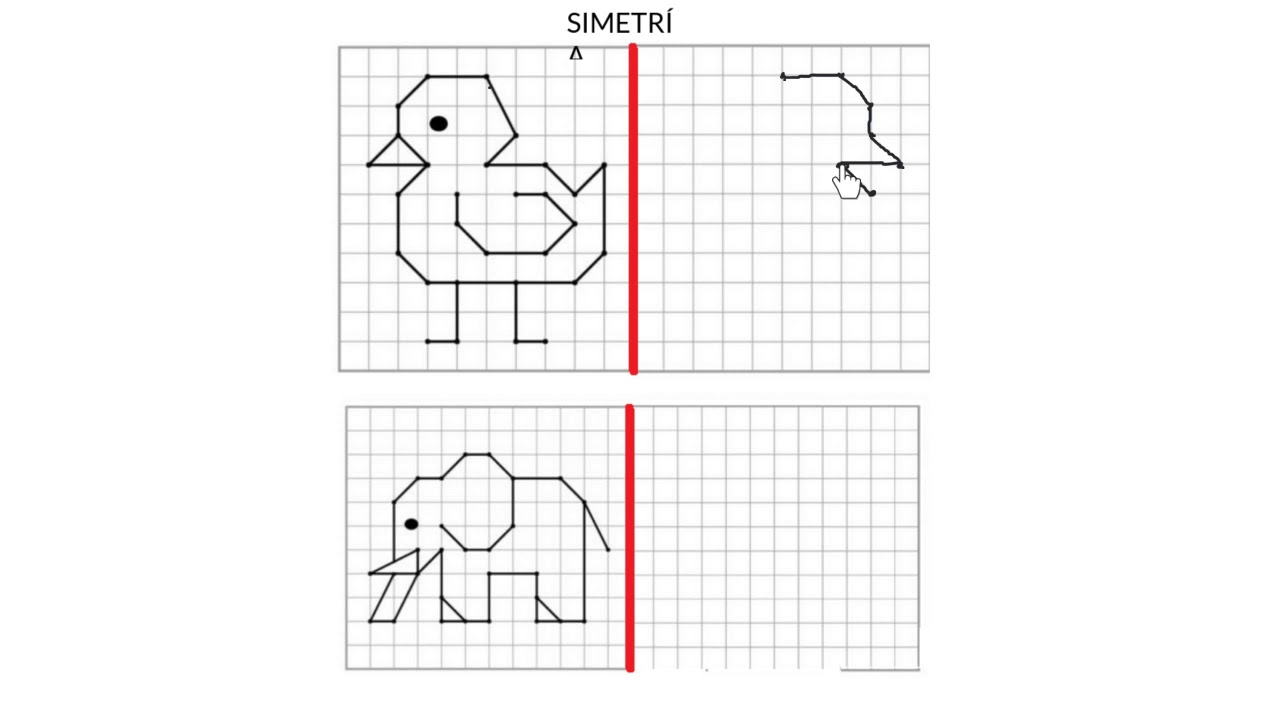 Crear figuras simétricas respecto a un eje de simétría