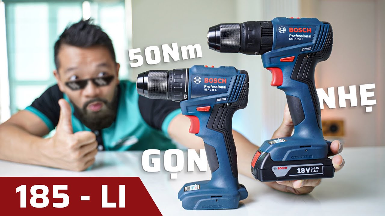 Khoan Pin Ko Than Giá Quá Dễ Chịu Của Bosch - GSB 185 LI, GSR 185 Li | Bosch Cuối Cùng Đã Lắng Nghe!