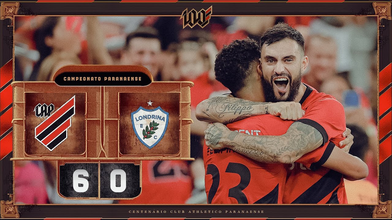 GOLEADA E CLASSIFICAÇÃO! Athletico Paranaense 6x0 Londrina | MELHORES MOMENTOS