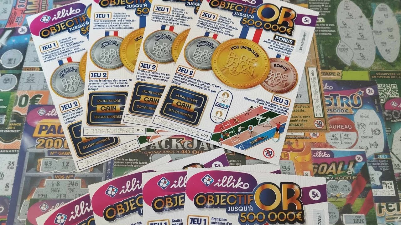 Nouveau ticket Objectif or Va t'il atteindre le podium ? | Ticket illiko FDJ ~390~
