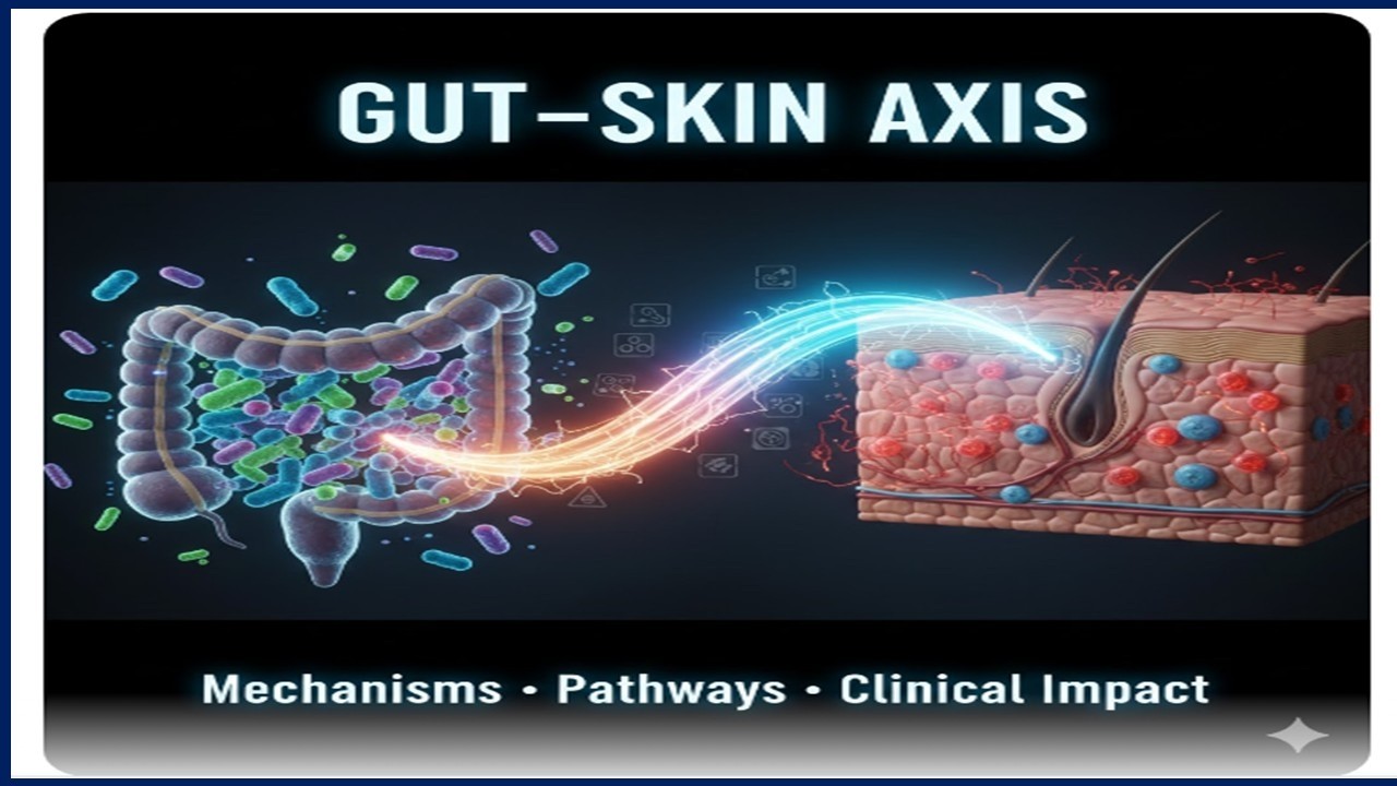 Dr Naglaa Elmongy//The Gut-Skin Axis: Mechanisms, Pathways, and Clinical Implications