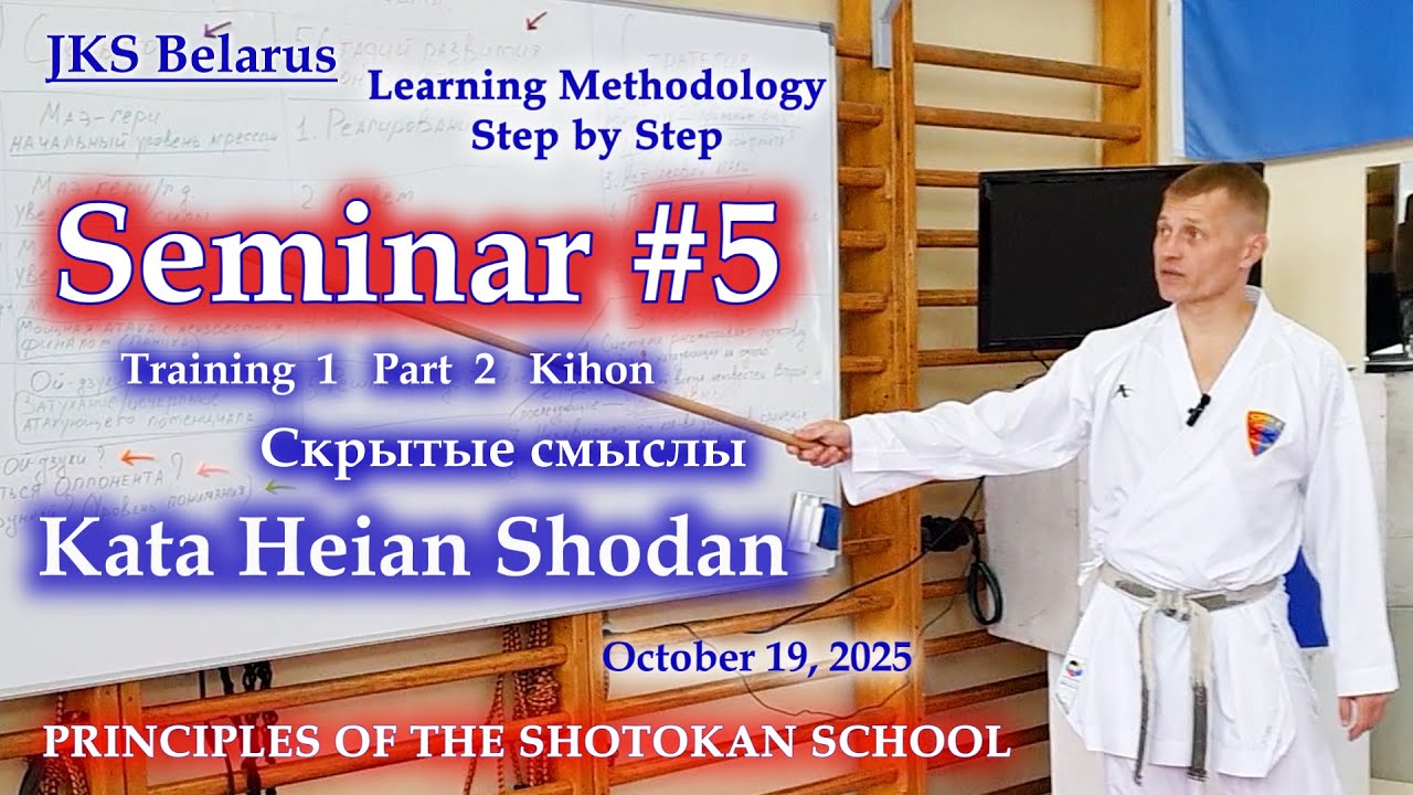 SEMINAR #5 Hidden Meanings of Kata Heian Shodan Training 1 Part 2 Kihon #heianshodan