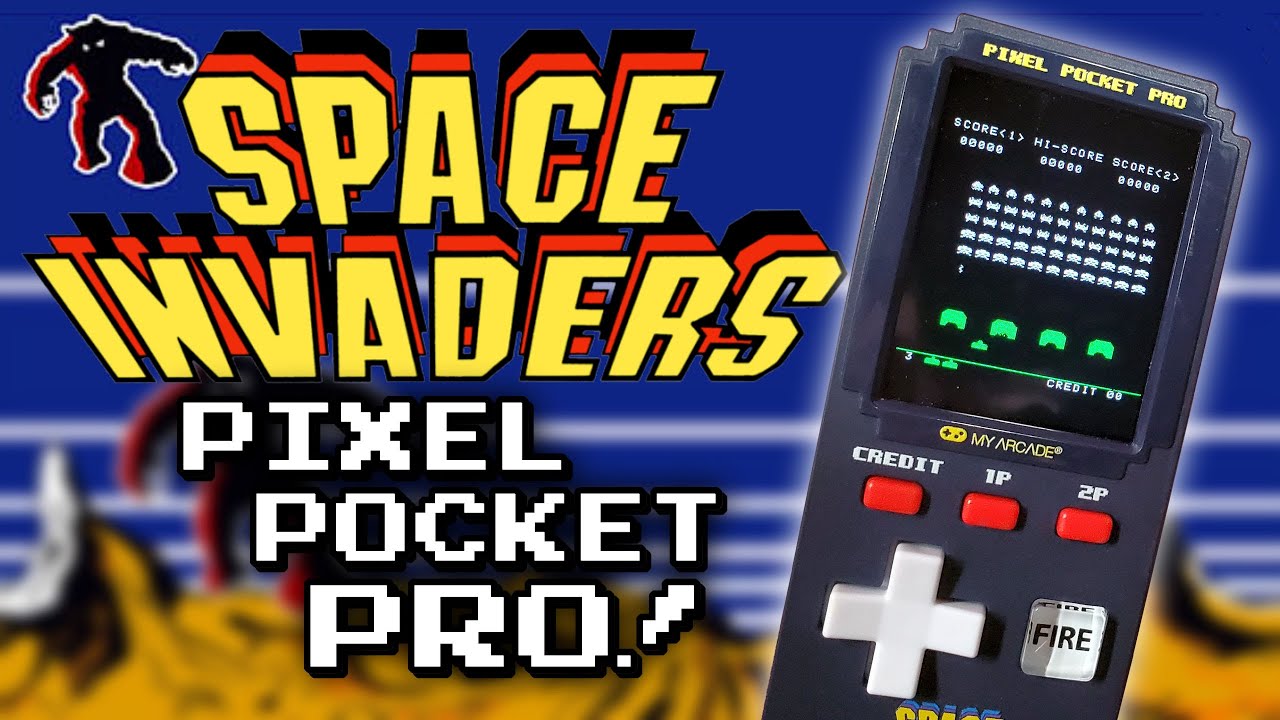 NEW Space Invaders Pixel Pocket Pro from My Arcade! | It's S.I. on the GO!