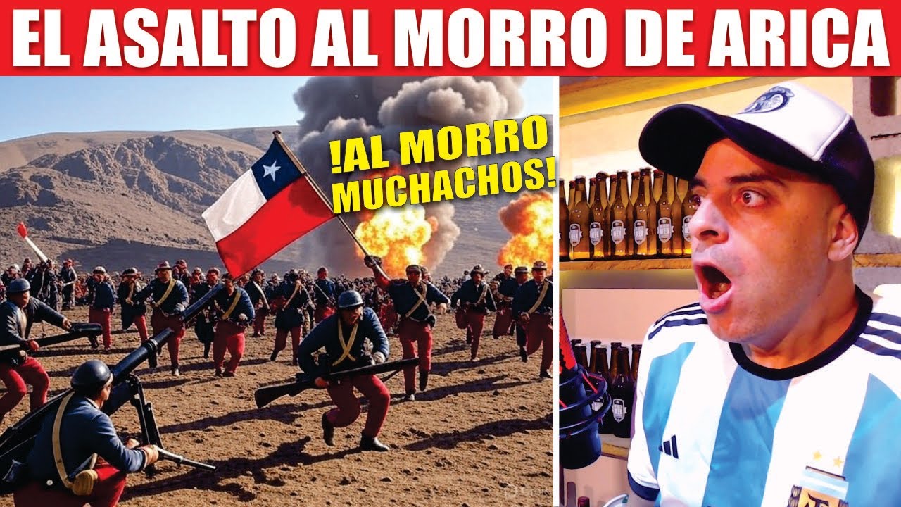 El ASALTO al MORRO de ARICA / VALENTÍA CHILENA EN ACCIÓN! AL MORRO MUCHACHOS!!!