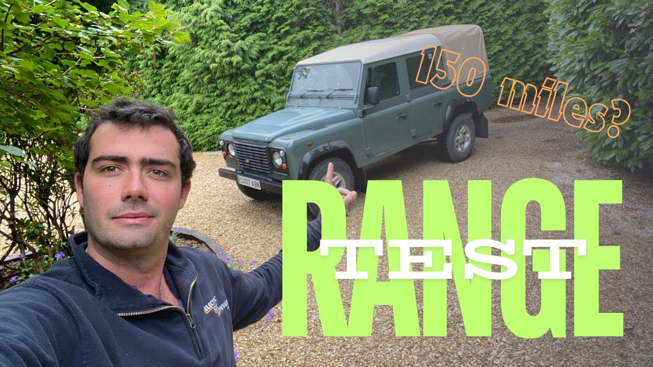 ELECTRIC DEFENDER RANGE TEST. Will it do what we say it does?! Will I get range anxiety?!