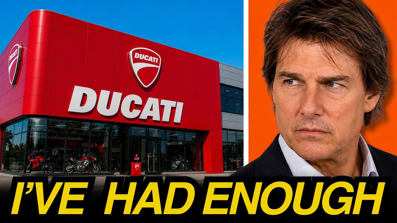 Tom Cruise, I AM BUYING DUCATI!
