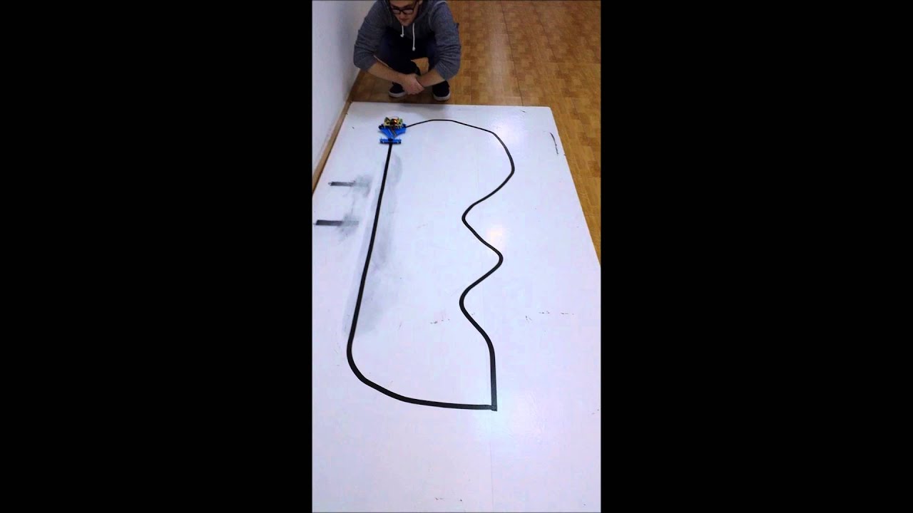 Bluey - Line Follower - Final test before Robochallenge 2015