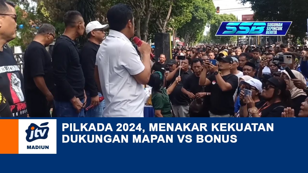 KOTA MADIUN - Pilkada 2024, Menakar Kekuatan Dukungan MAPAN VS BONUS