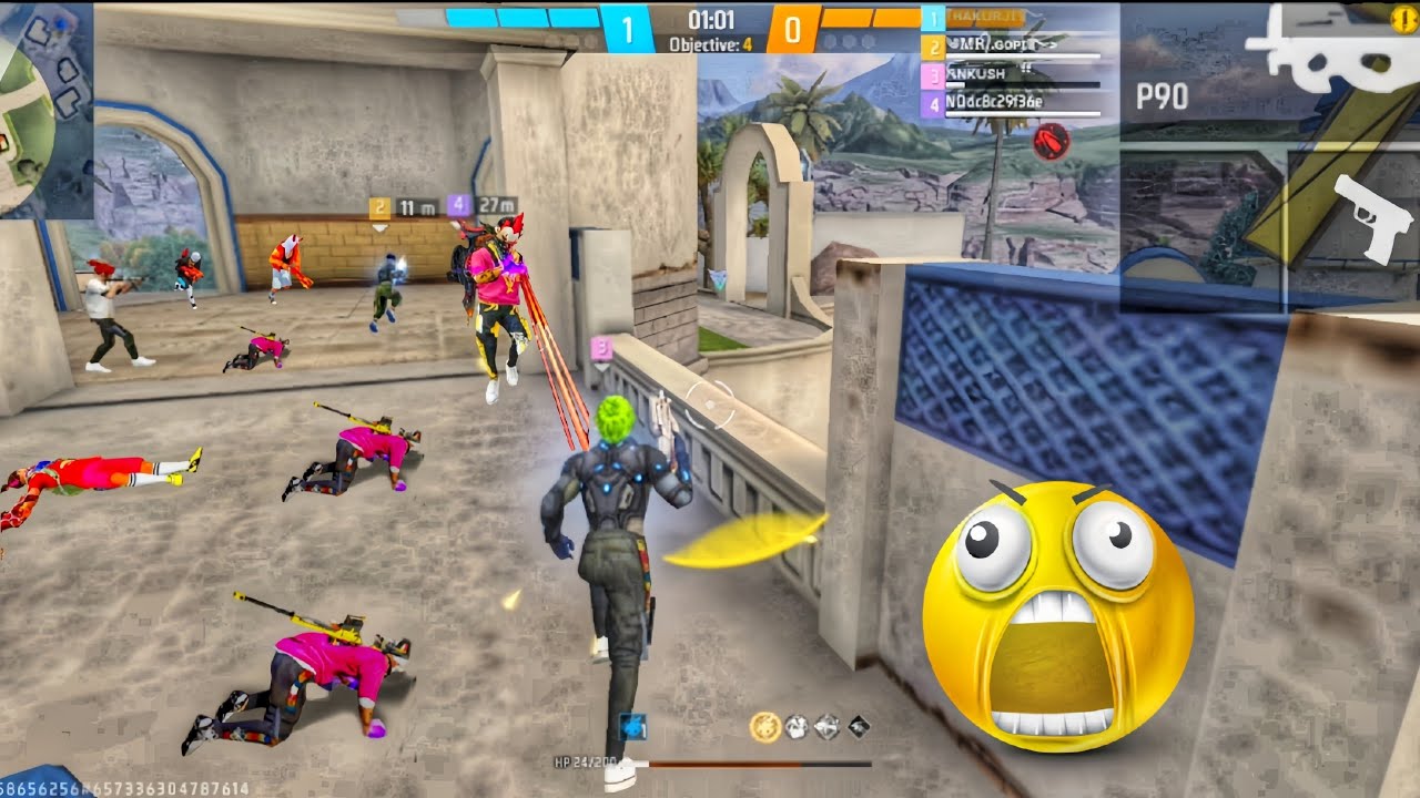 WHITE444 YT 99℅ Headshot Rate ⚡| only booyah Full Gamepaly | Redmi 12 5G📲 Freefiremax