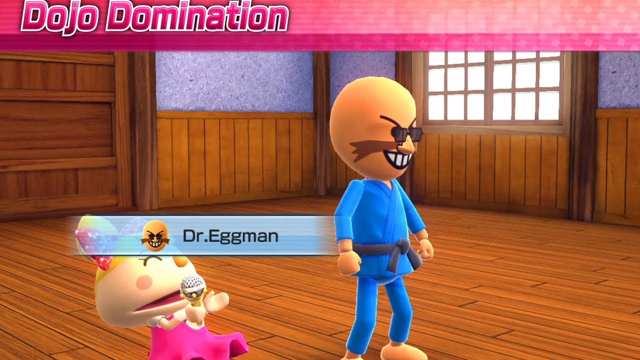 Wii Party U - Dojo Domination Play as Dr Eggman (Advanced )