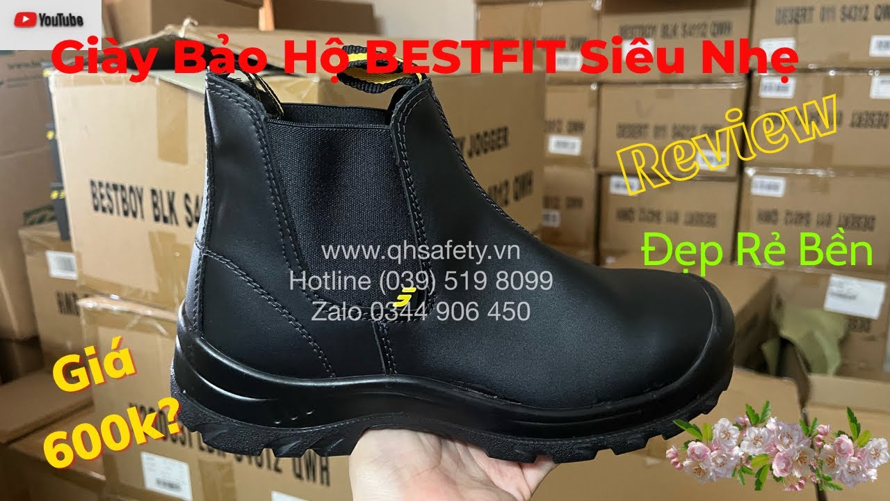 GIÀY SAFETY JOGGER BESTFIT - Review Giày Bảo Hộ Không Dây Cổ Cao Siêu Nhẹ