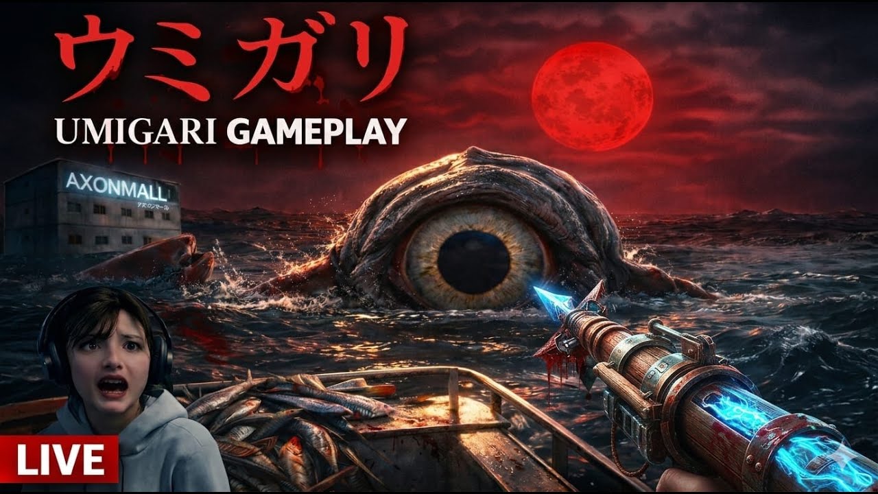 UMIGARI Gameplay LIVE | This Ocean Horror Game Is TERRIFYING 🌊
