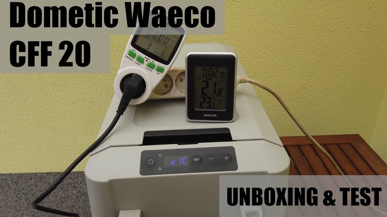 Temperature test: Dometic Waeco CFF 20 - mobile car compressor cooler