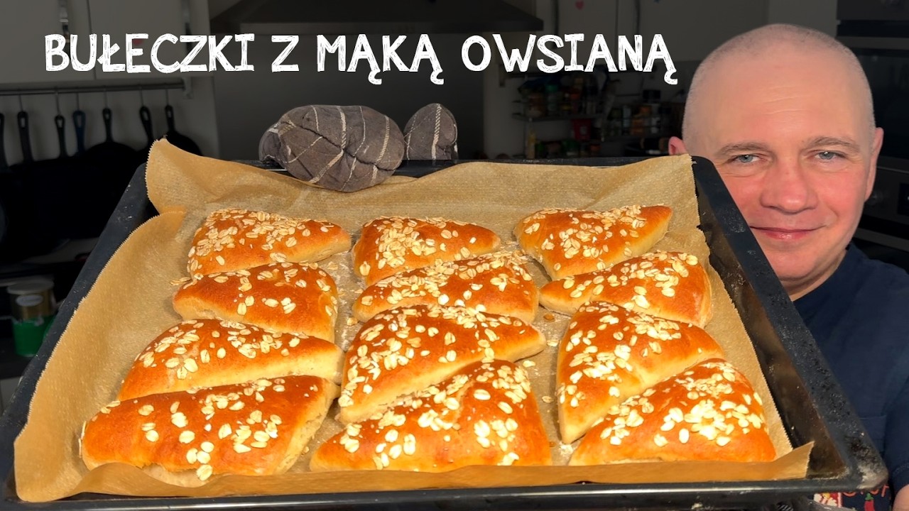 Bułeczki z mąką owsianą. Czy kiedyś dodawało się mąkę owsianą do bułek?
