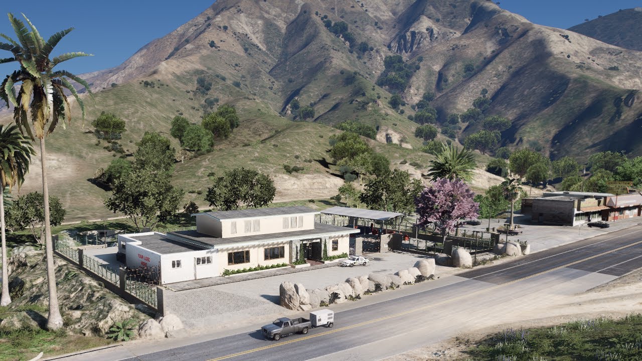 GTA V MLO Interior Route 68 Police Dept + Dock Overview (Editable Textures)
