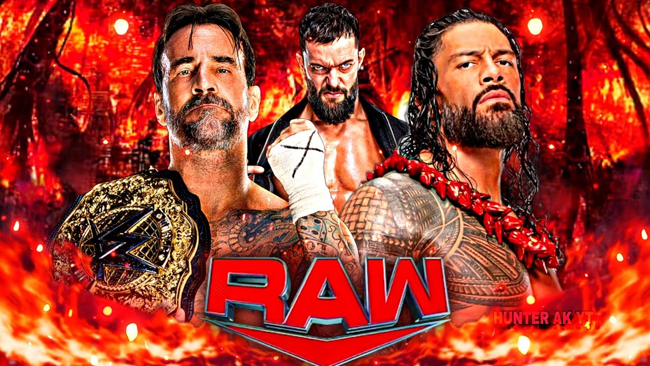 Roman Reigns vs. CM Punk(c) WWE Raw Netflix 