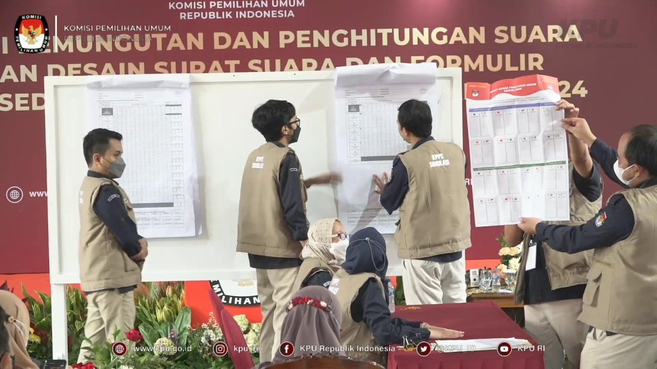 Live Streaming... Simulasi Penghitungan Suara (22 Maret 2022)
