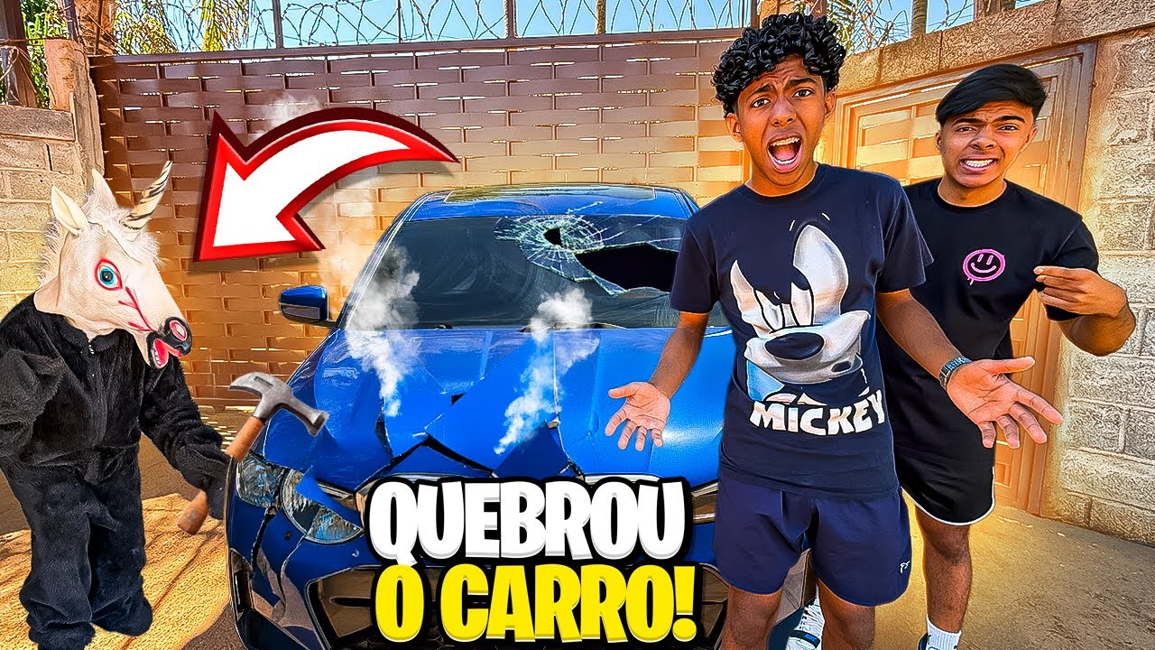 O UNICÓRNIO APARECEU E DESTRUIU O NOSSO CARRO…