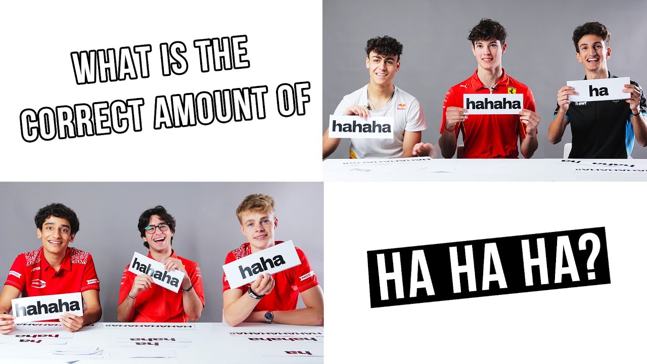 What is the correct amount of HA HA HA?