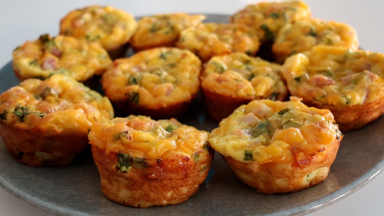 Egg Muffins with Ham and Cheese