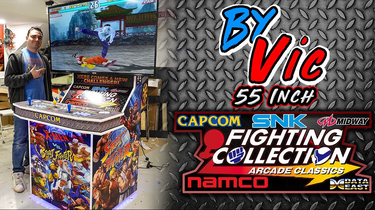Игровой автомат ByVic 55 дюймов, коллекция файтингов для двух игроков!
