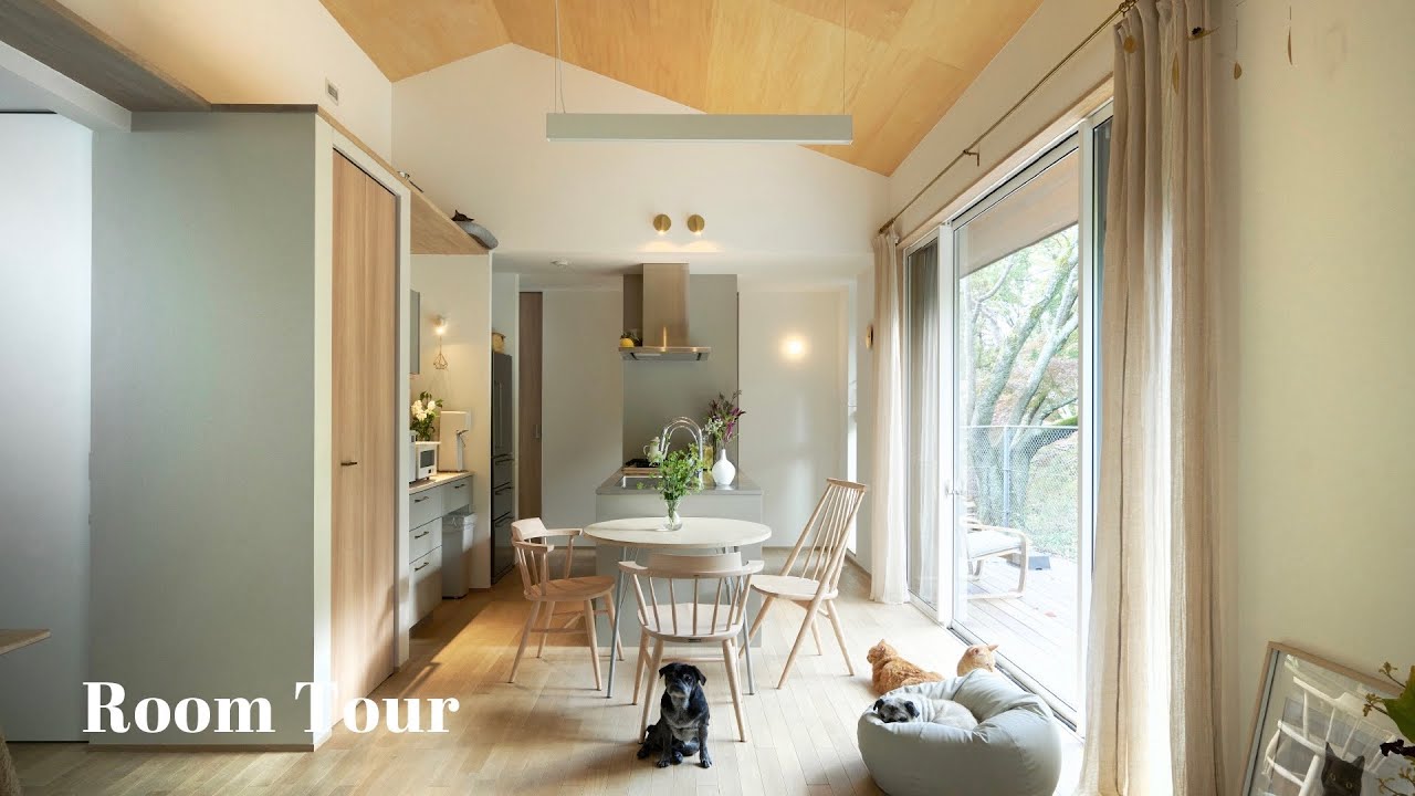 SUB[Room Tour] A small house of 21 tsubo surrounded by forest