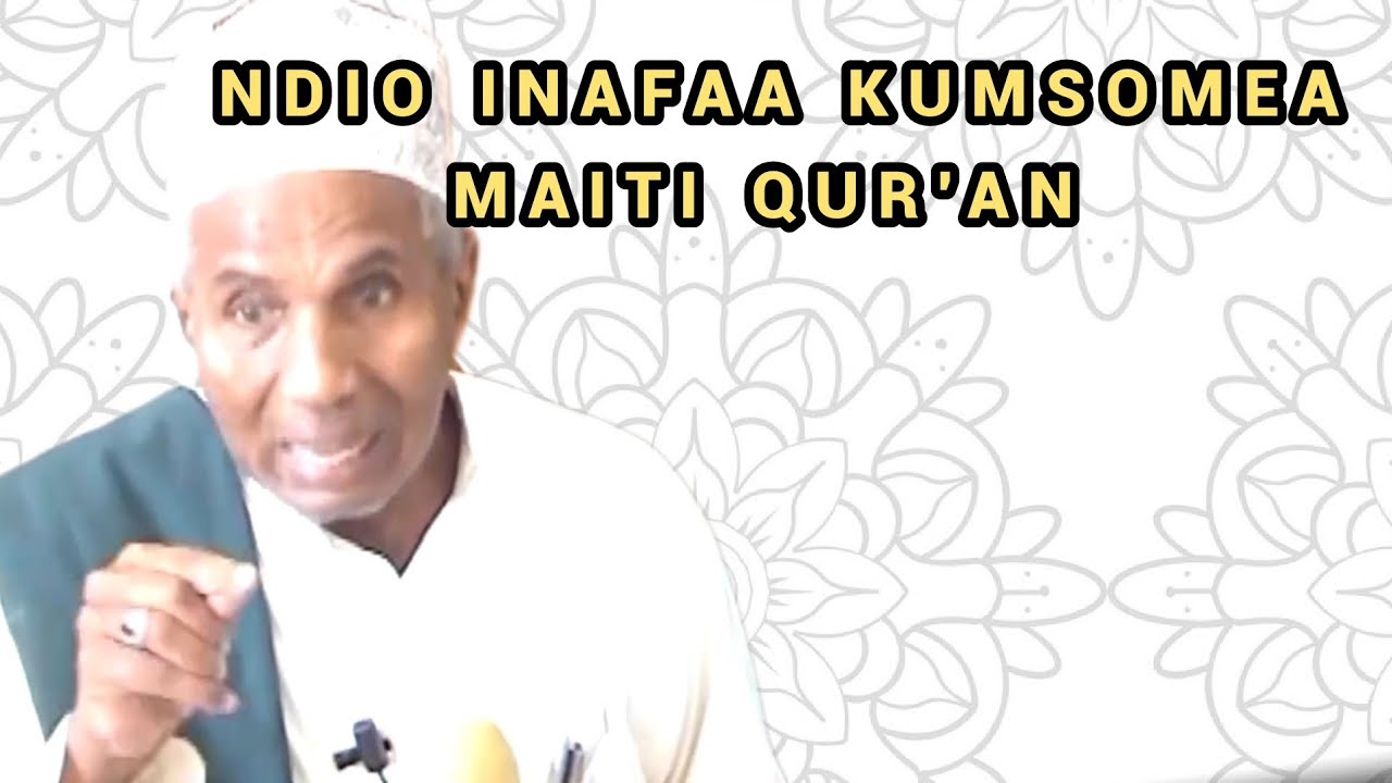 Ndio Inafaa Kumsomea Maiti Qur'an | Ustadh Muhammad Al-Beidh