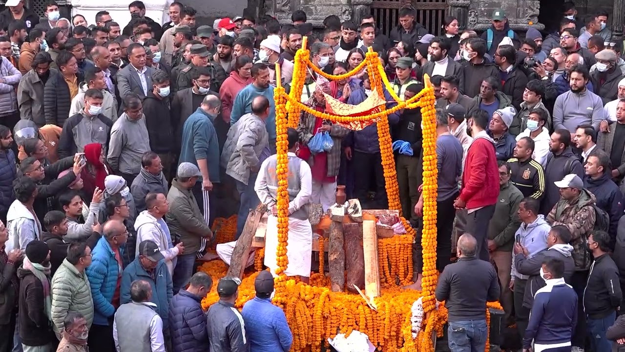 Mayor Balen Shah&rsquo;s Father Ramnarayan Shah Cremated at Pashupati Aryaghat