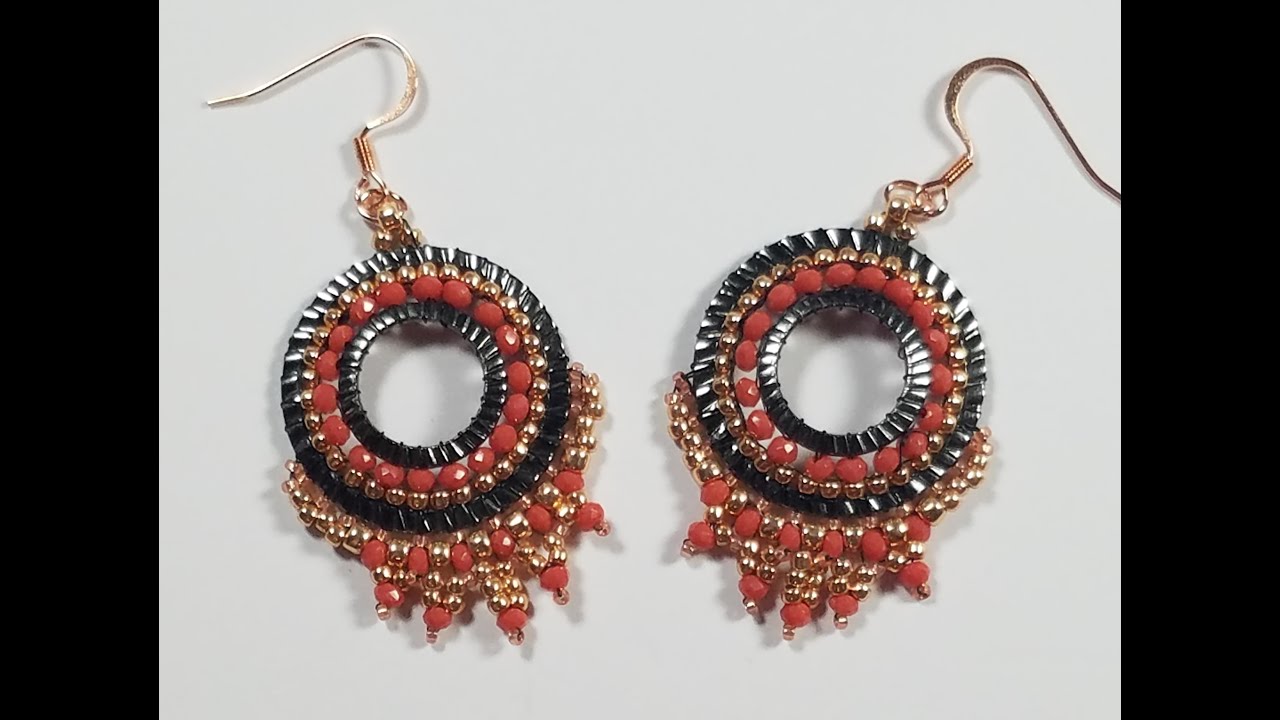 Concentric Coral Earring Tutorial