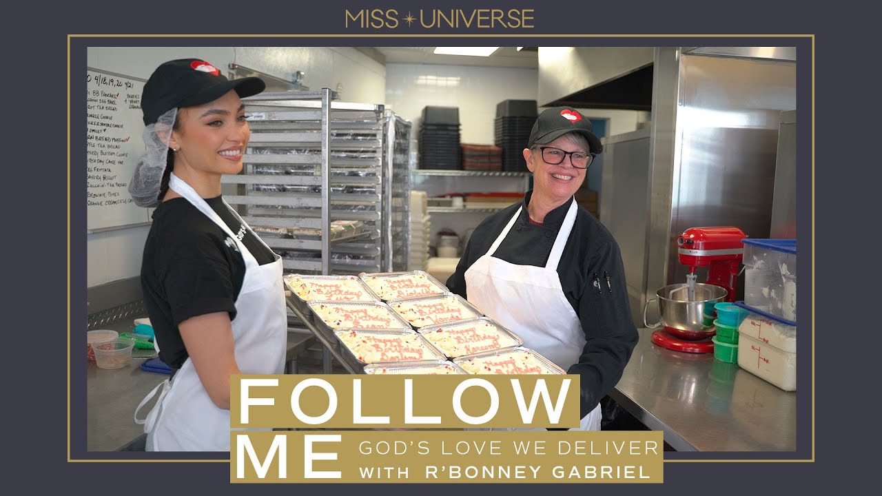 Volunteer with R'Bonney Gabriel at GLWD in NYC | Follow Me | Miss Universe
