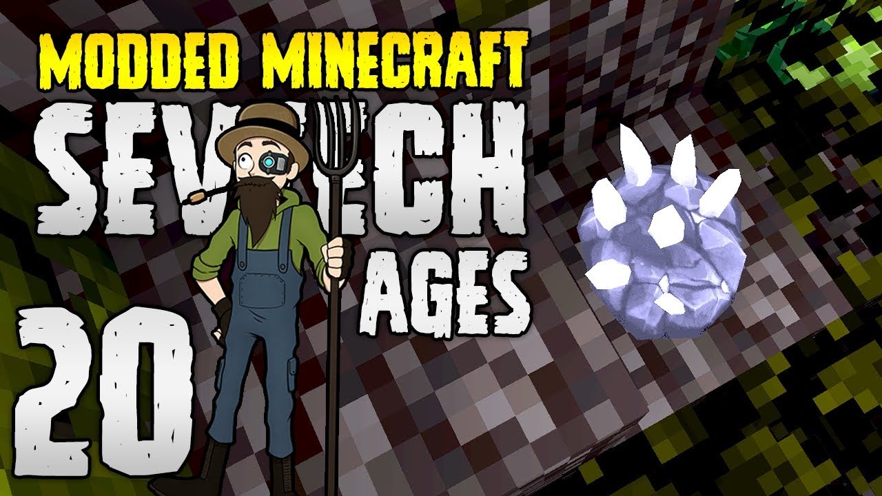 Minecraft SevTech: Ages | 20 | Rock Crystal Sample, RARE!? | Modded Minecraft 1.12.2