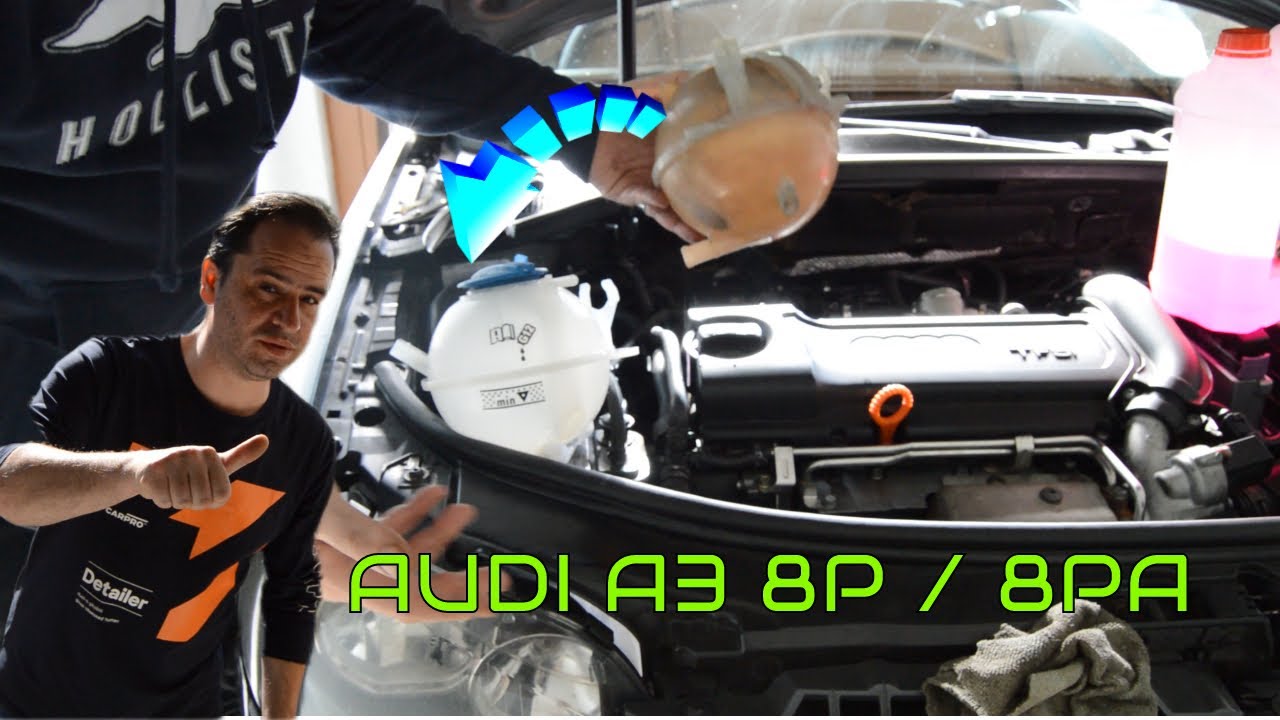 ✅  AUDI A3 TFSI Expansion Tank and Coolant Replacement