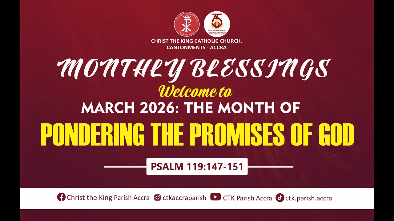 MONTHLY BLESSINGS || MARCH2026 || PONDERING THE PROMISES OF GOD
