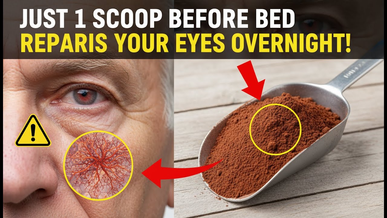 Seniors: Eat These 8 Foods Before Bed to Repair Your Eyes While You Sleep