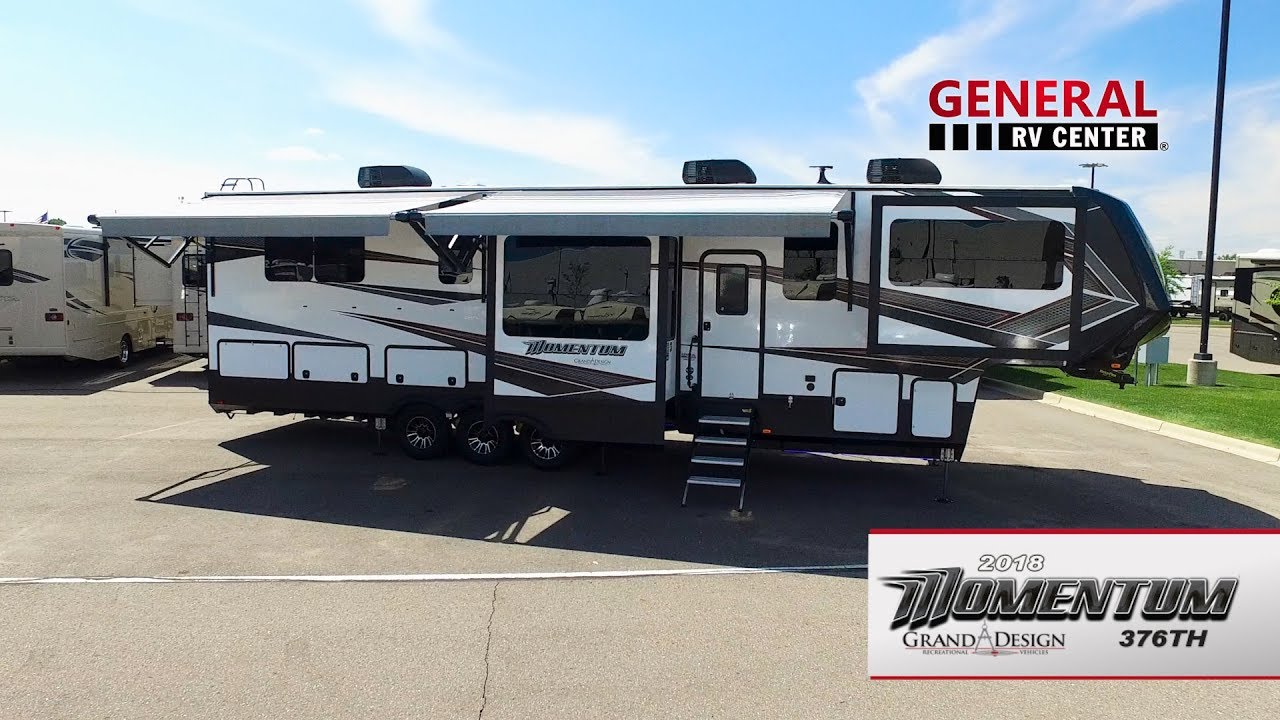 General RV Center | 2018 Grand Design Momentum 376TH | Fifth Wheel Toy-Hauler