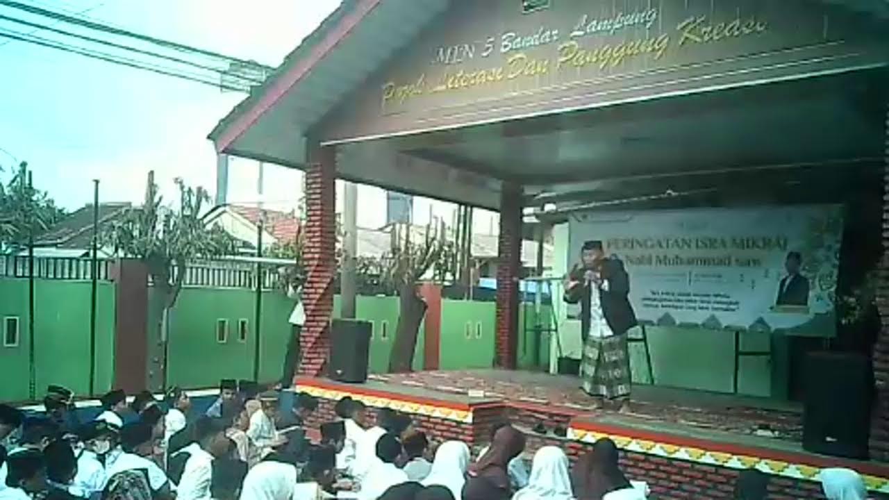 MEMPERINGATI ISRA MIKRAJ DI MIN 5 BANDAR LAMPUNG