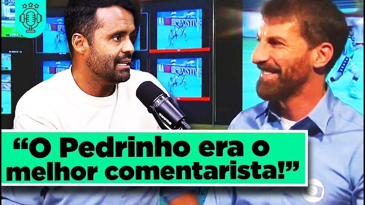 OS BASTIDORES DE PEDRINHO E CONRADO COMO COMENTARISTAS: