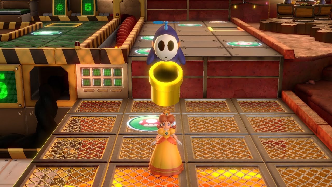 Super Mario Party Partner Party #1586 Gold Rush Mine Daisy & Shy Guy vs Goomba & Waluigi