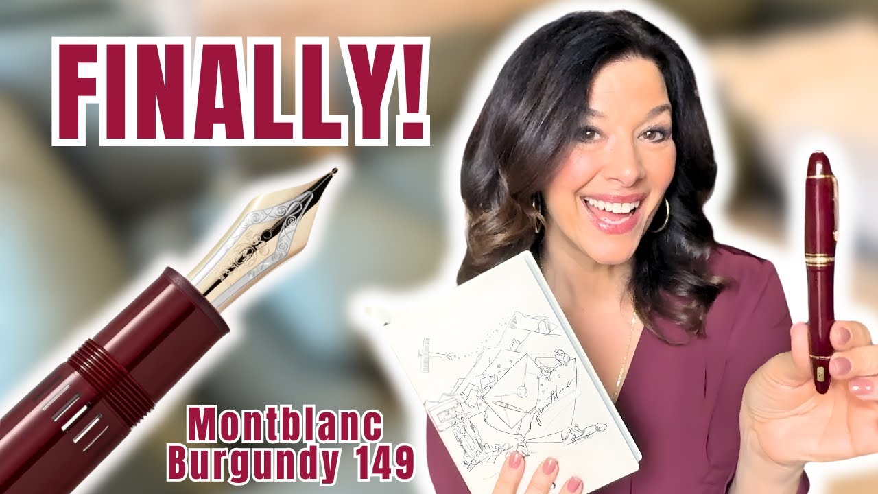 Montblanc 149 наконец-то доступен в бордовом цвете! Ура!