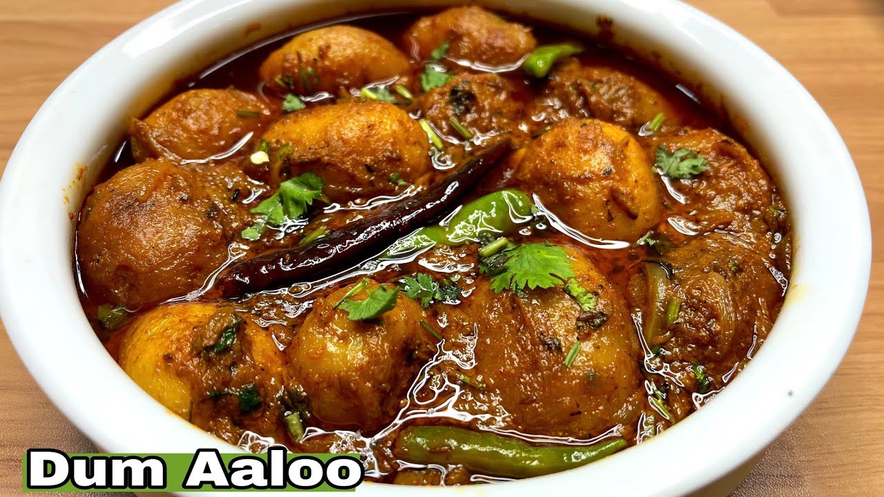 Dum Aaloo/Dahi aaloo❤️Masale daar Chote aaloo🔥Easy & very delicious💕