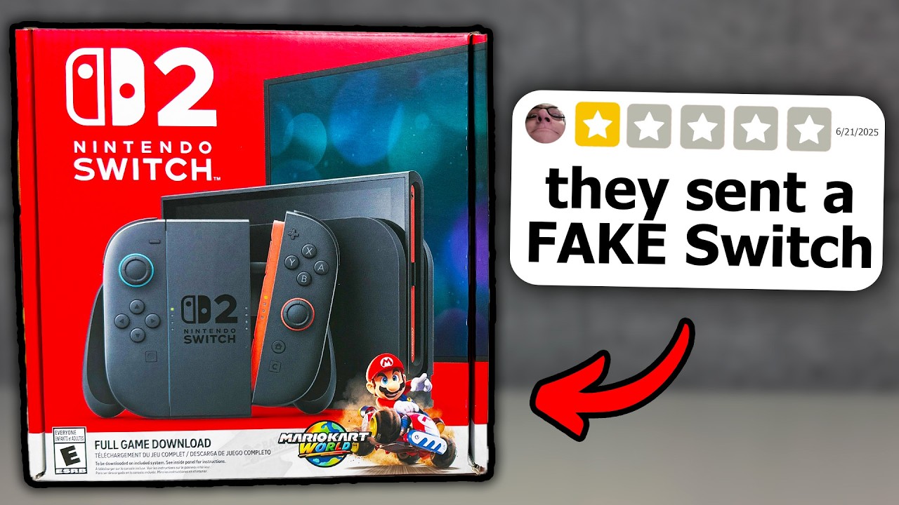 Я купил консоль Switch 2 с 1 звездой на Amazon... 😬