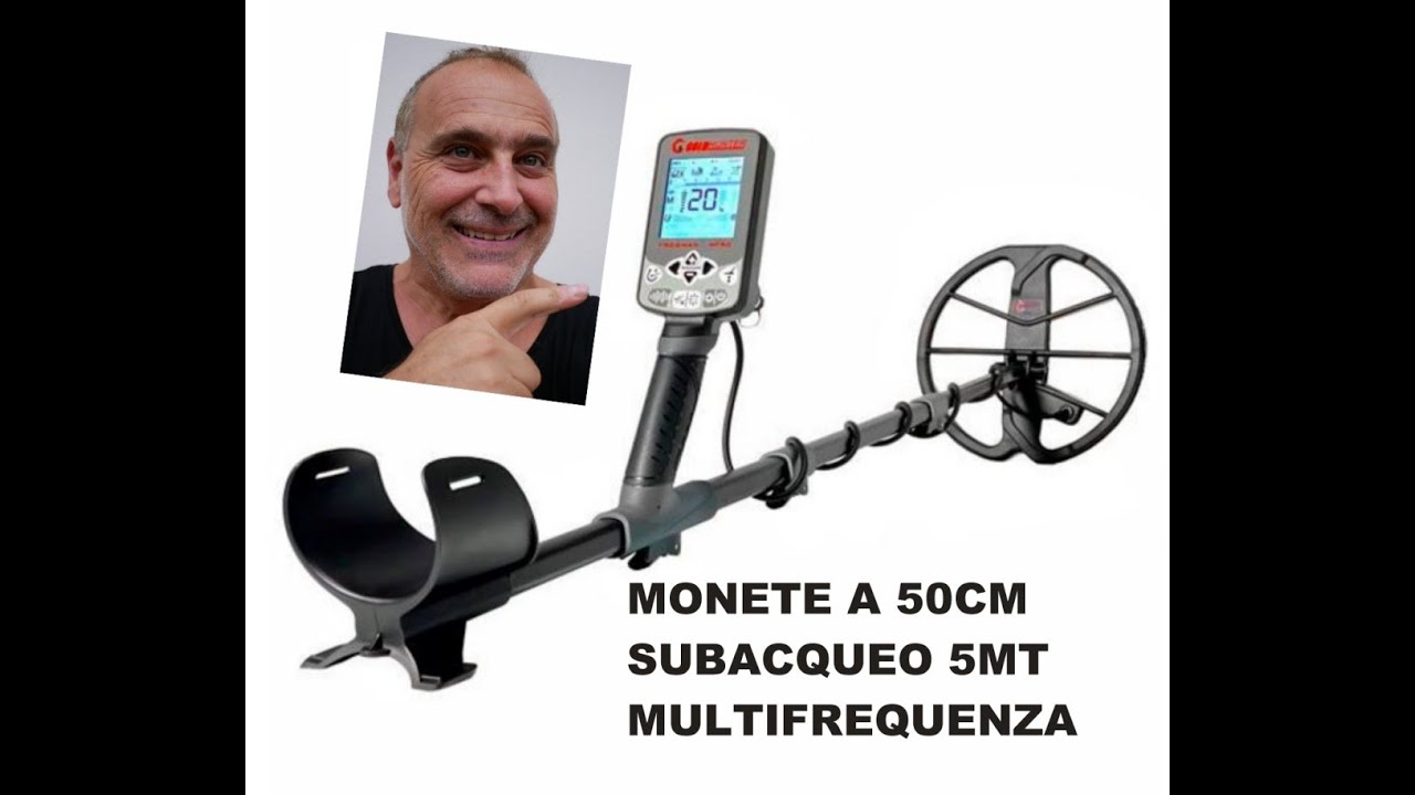 metal detector test PROFONDITA' MONETA 56CM DA PAURA! #metaldetector #metaldetecting GoldHunter MF50